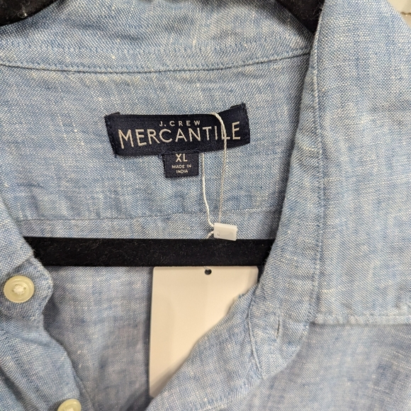 J Crew Linen Button Up - Picture 3 of 3